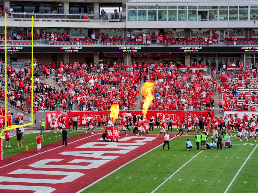 Football stadium match crowd energy