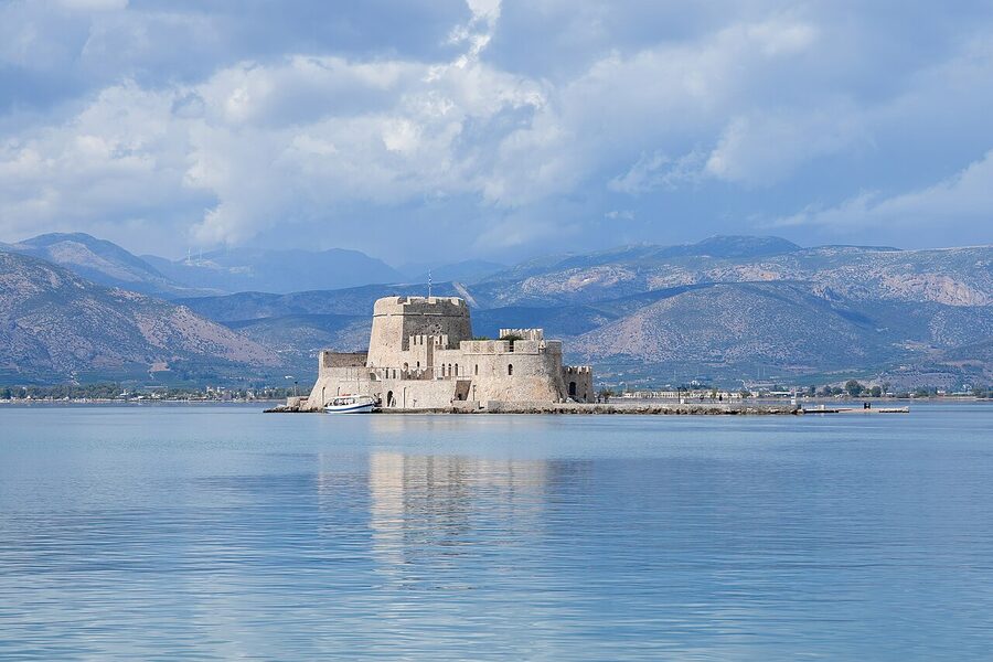 Bourtzi Castle Nafplio detailed