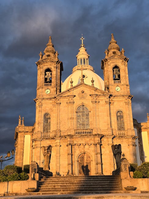 Braga Cathedral exterior the oldest cathedral in Portugal