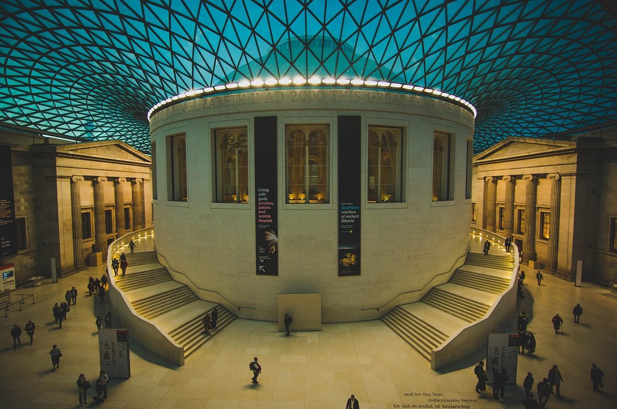 The Great Court inside the British Museum