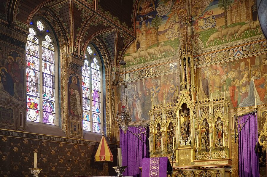 Basilica of the Holy Blood Bruges exterior facade