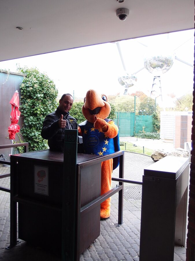 Mini-Europe miniature park in Brussels with models of European landmarks