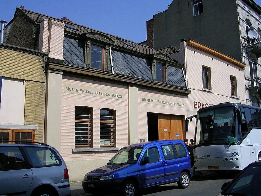Cantillon brewery copper kettles and lambic equipment