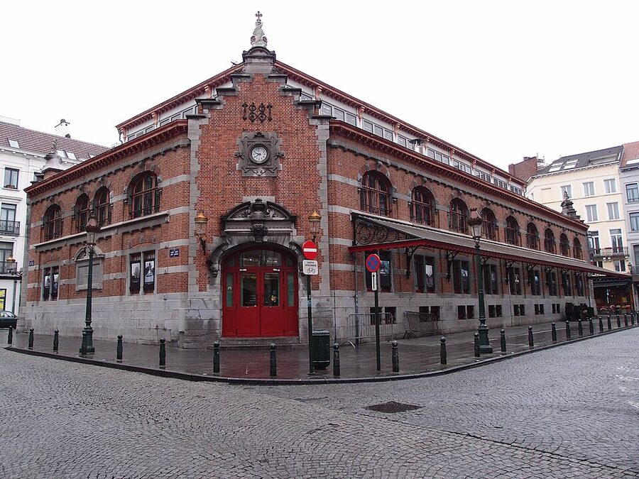Halles Saint-Gery covered market hall in central Brussels