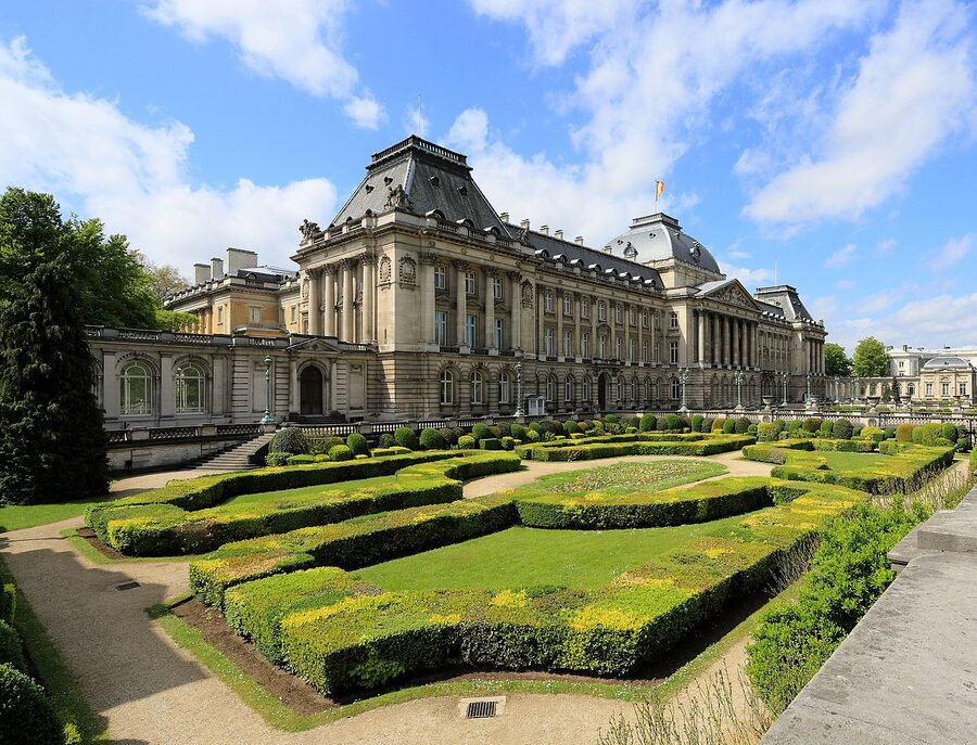 Royal Palace of Brussels formal facade