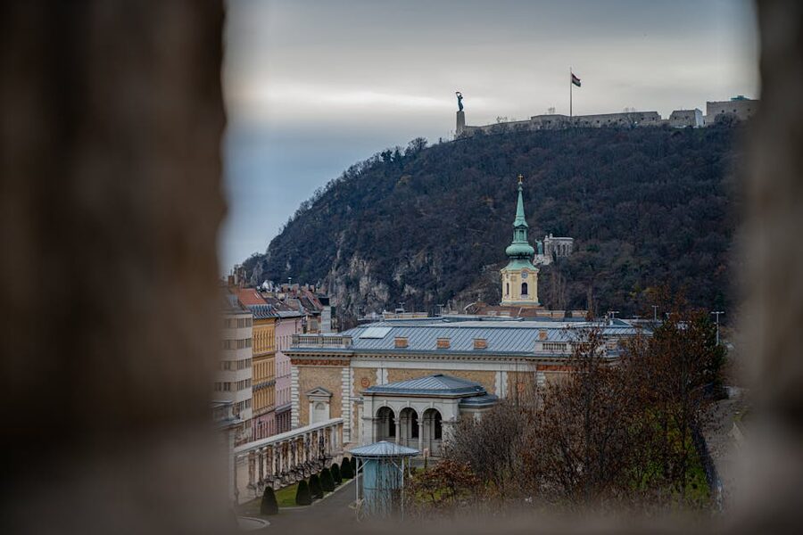 View of Buda Castle and Citadel from across the Danube