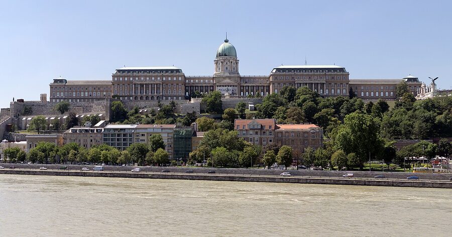 Buda Castle viewed from the Danube River