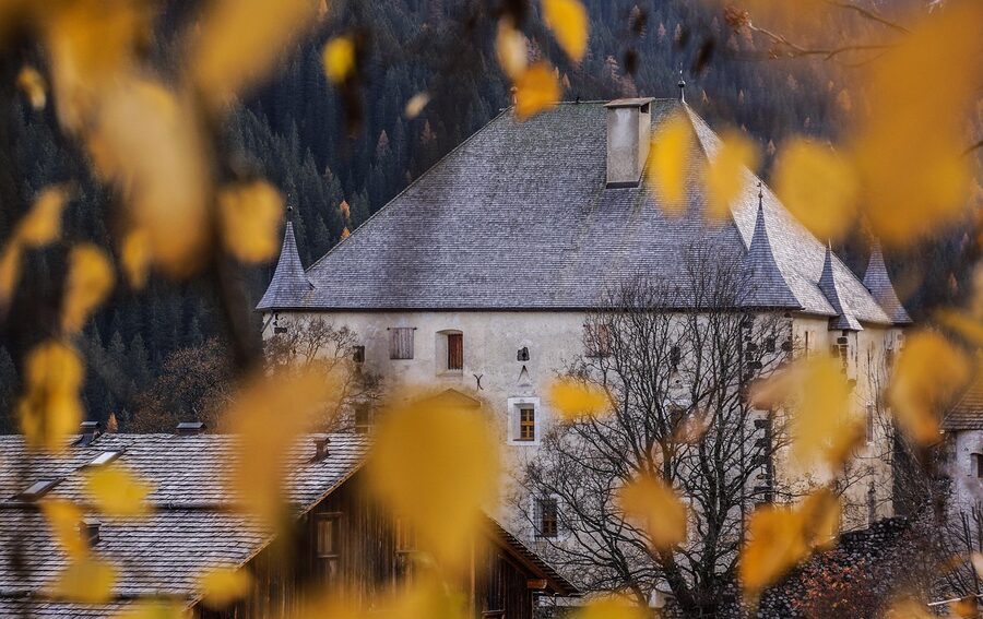 Buda Castle in autumn