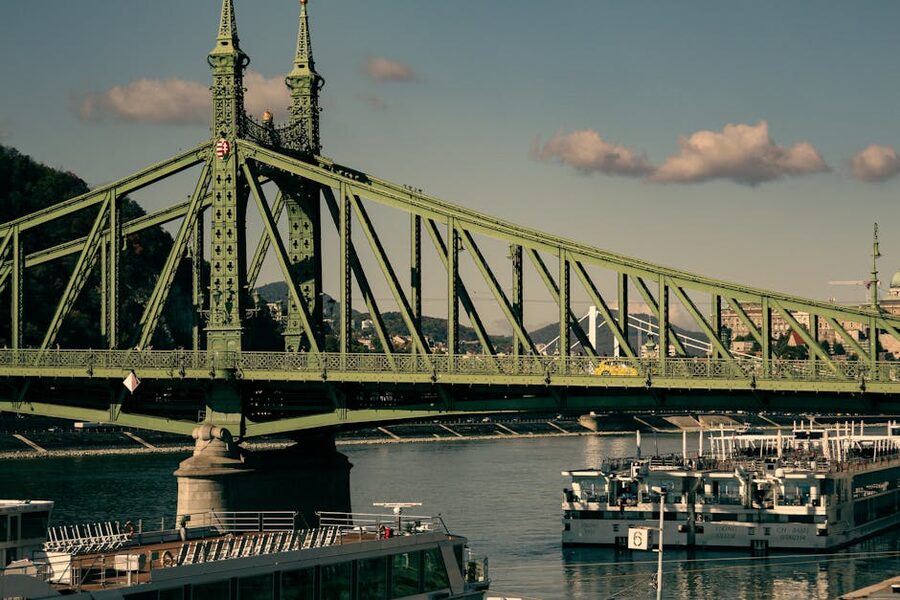 Liberty Bridge over the Danube Budapest