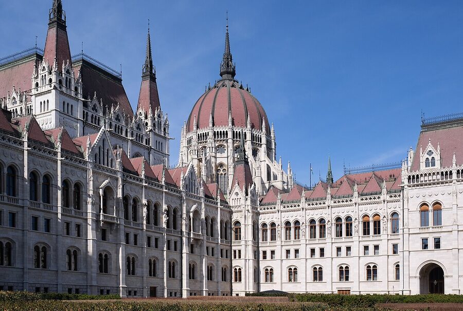 Hungarian Parliament Building exterior Budapest
