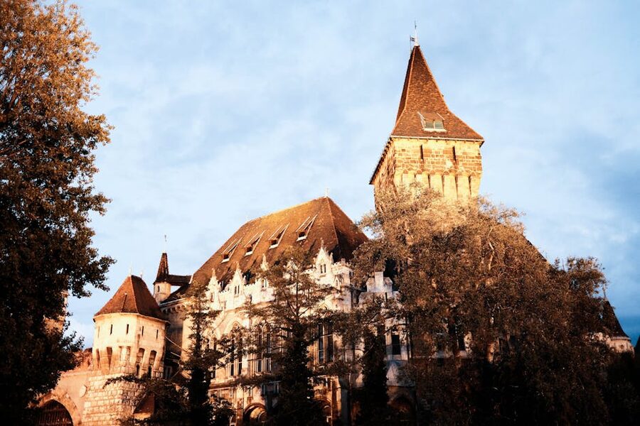 Vajdahunyad Castle in Budapest City Park