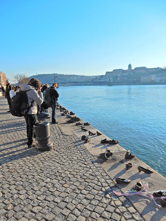 Shoes on the Danube Bank memorial Budapest