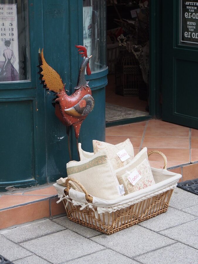 Vaci Street pedestrian shopping in Budapest