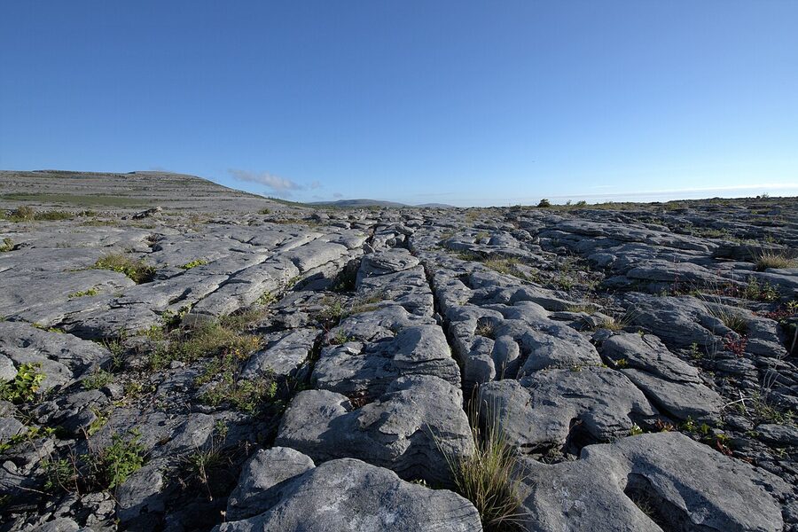 Burren limestone pavement County Clare