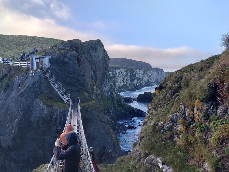 Carrick-a-Rede rope bridge Northern Ireland cliffs