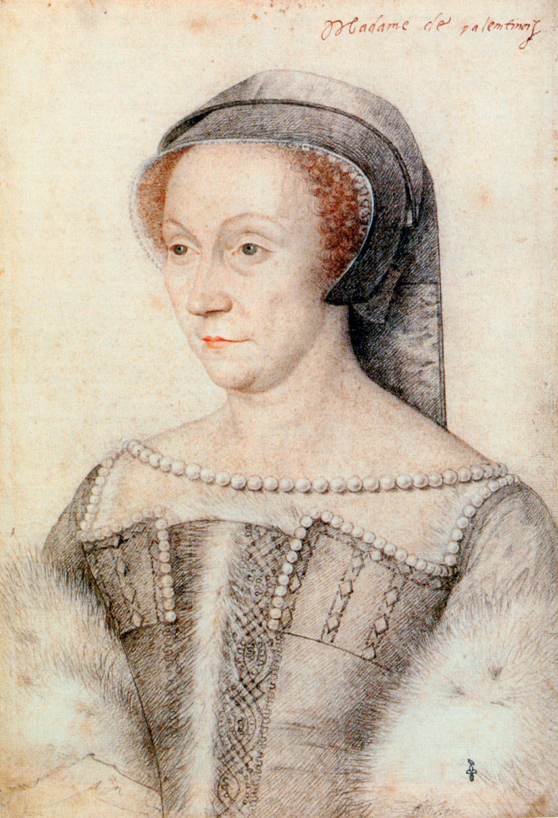 Portrait of Diane de Poitiers attributed to the Workshop of François Clouet