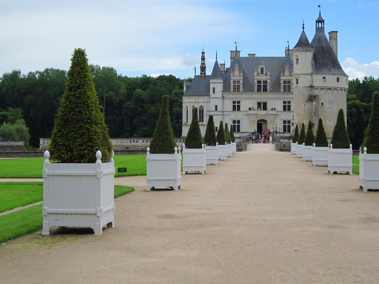 The Renaissance gardens at Château de Chenonceau