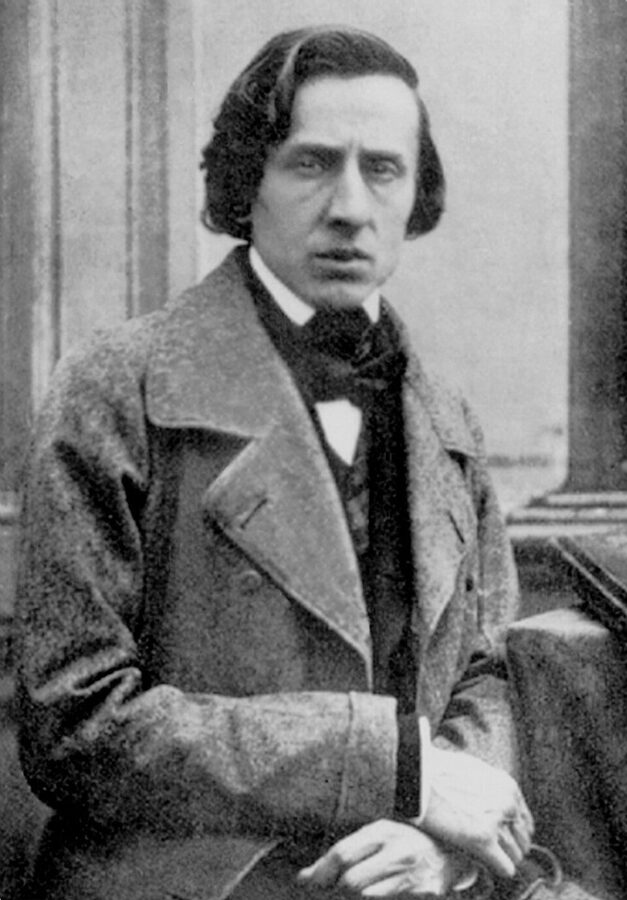 Frederic Chopin photograph by Bisson around 1849