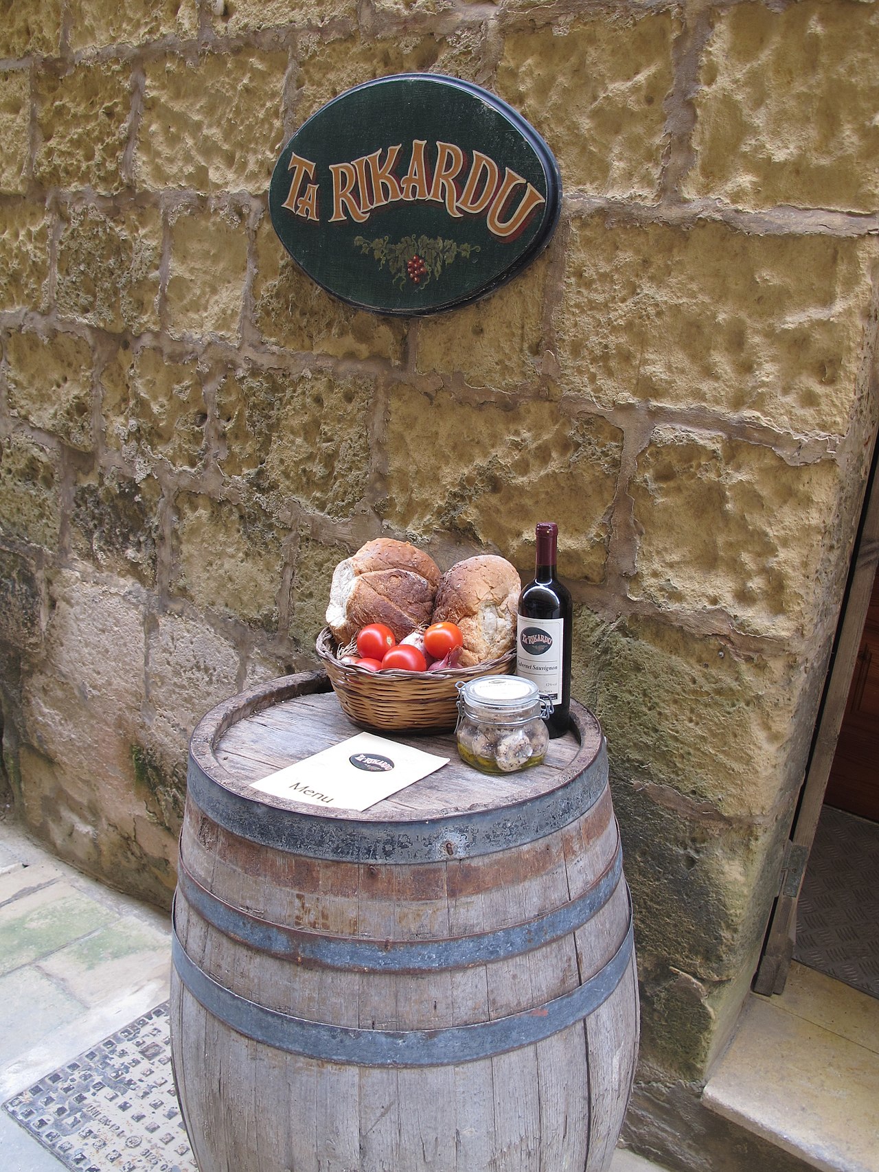 View of the Citadella fortified city in Victoria Gozo Malta