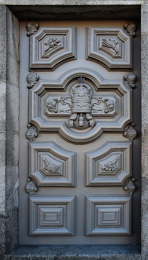 Lateral door of Igreja dos Clerigos in Porto