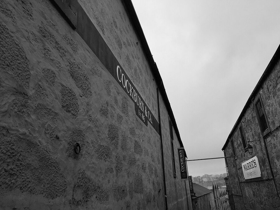 Cockburn's port wine aging cellar interior