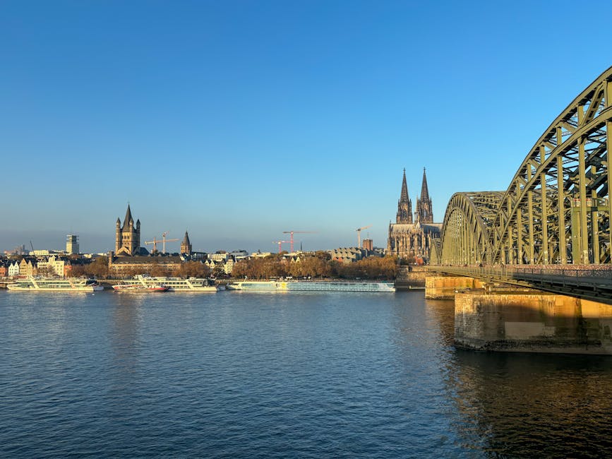 Cologne Cathedral Hohenzollern scenic panorama