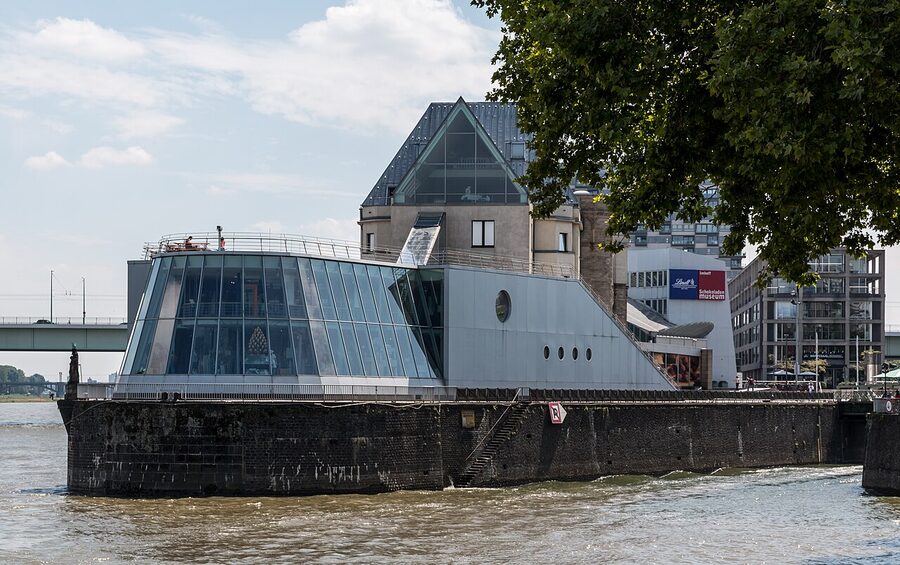 Cologne Schokoladenmuseum from water