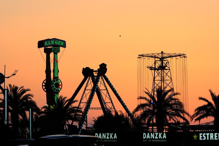 Amusement park rides and attractions in Copenhagen Denmark