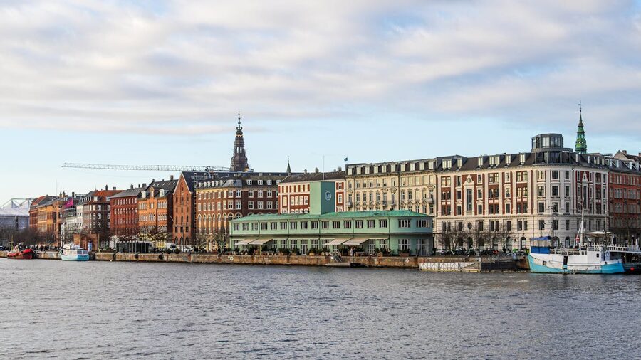 Copenhagen historic waterfront with iconic architecture