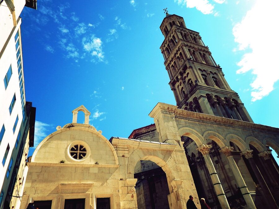 Diocletian Palace church Split Dalmatia