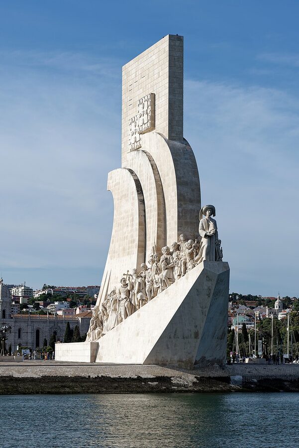 Monument of the Discoveries in Belem seen from the Tagus
