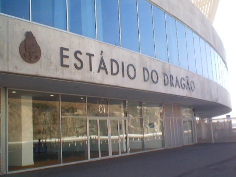 Main entrance to Estadio do Dragao