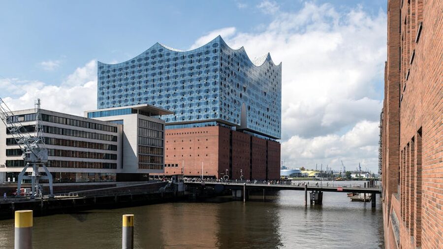 Elbphilharmonie Hamburg modern architecture close-up