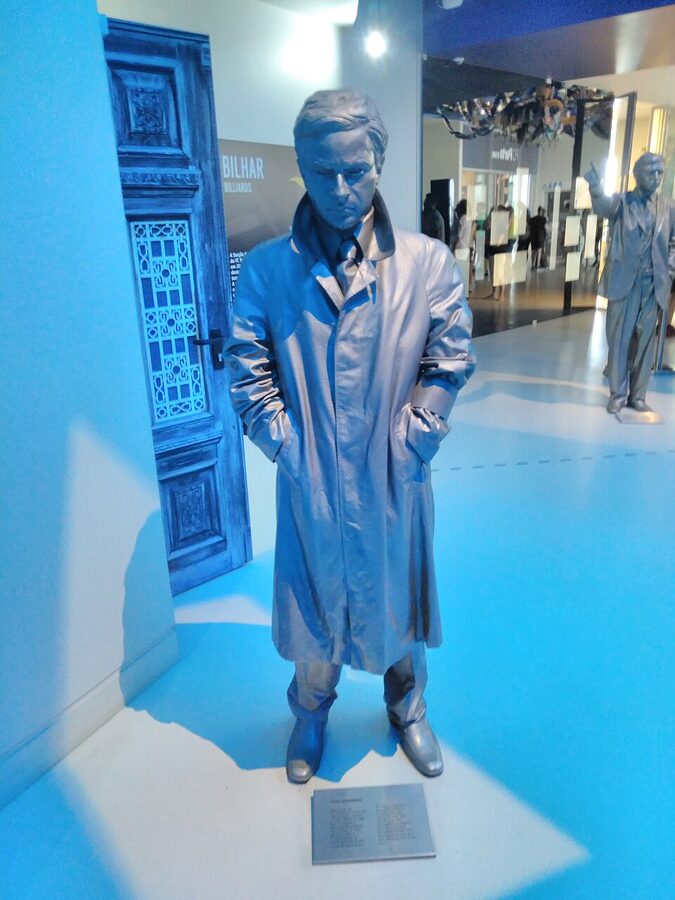 Jose Mourinho sculpture at Museu FC Porto