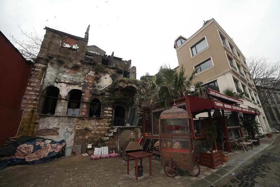 Old stone house Balat Istanbul