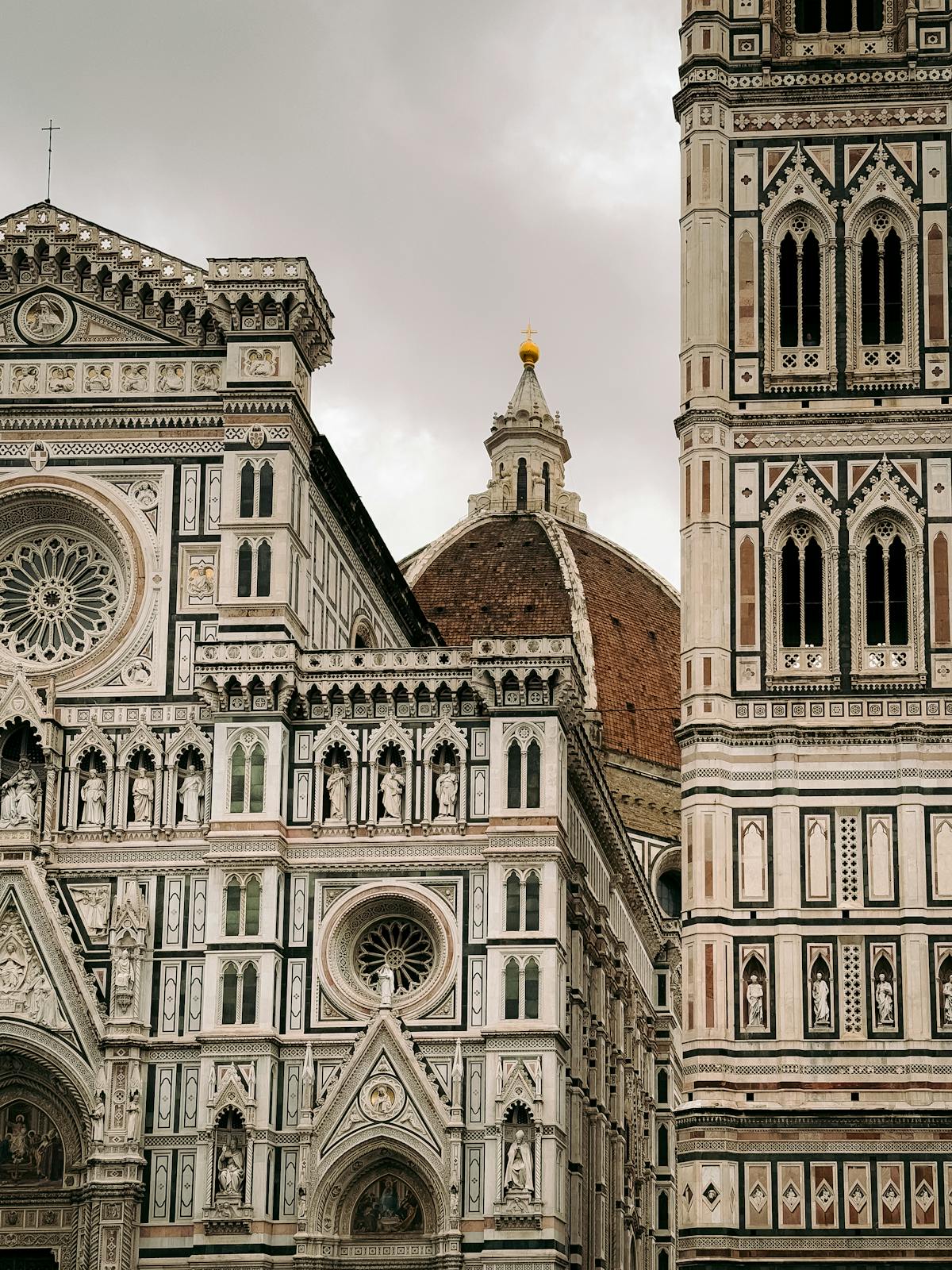 The terracotta dome of Florence Cathedral (Duomo) rising above surrounding buildings