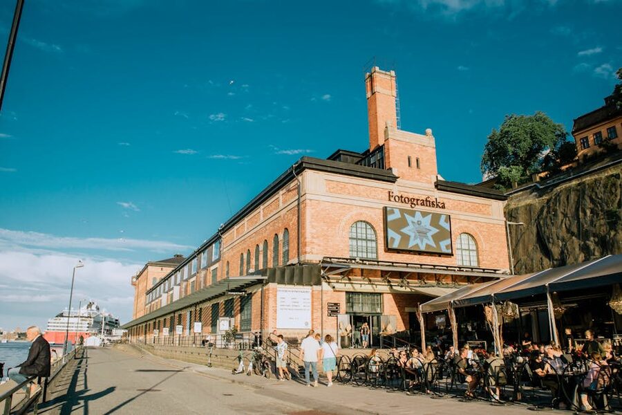 Fotografiska on a clear day in Stockholm