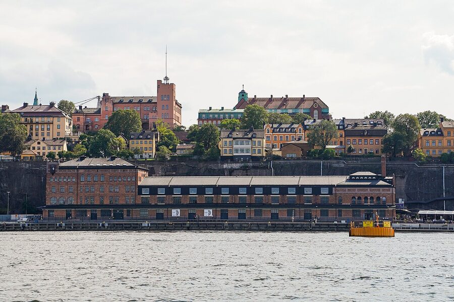 Fotografiska seen across the harbour from Strömmen