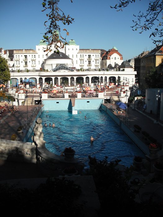 Wave pool area at Gellért Spa Budapest