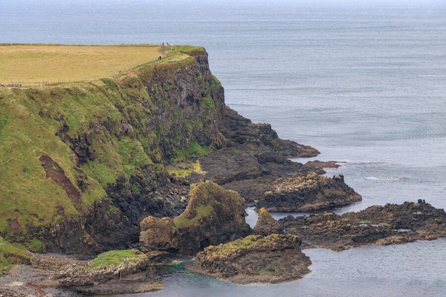Dramatic cliffs Northern Ireland coast