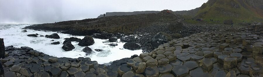 Giants Causeway panoramic view