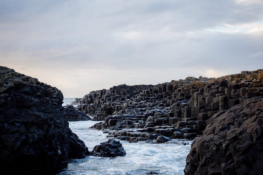 Giants Causeway rocky formations