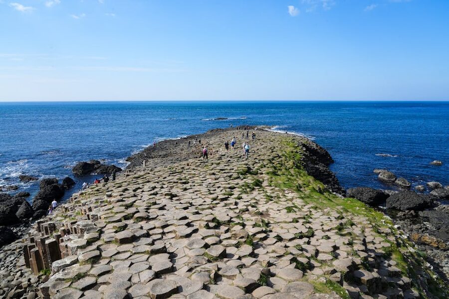 Giants Causeway unique interlocking basalt