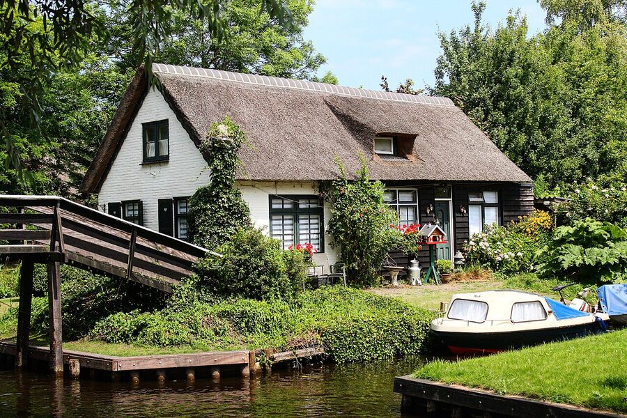 Giethoorn wetland landscape