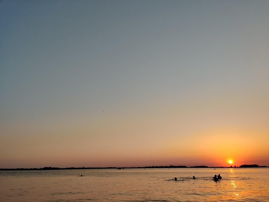 Village cafe canalside