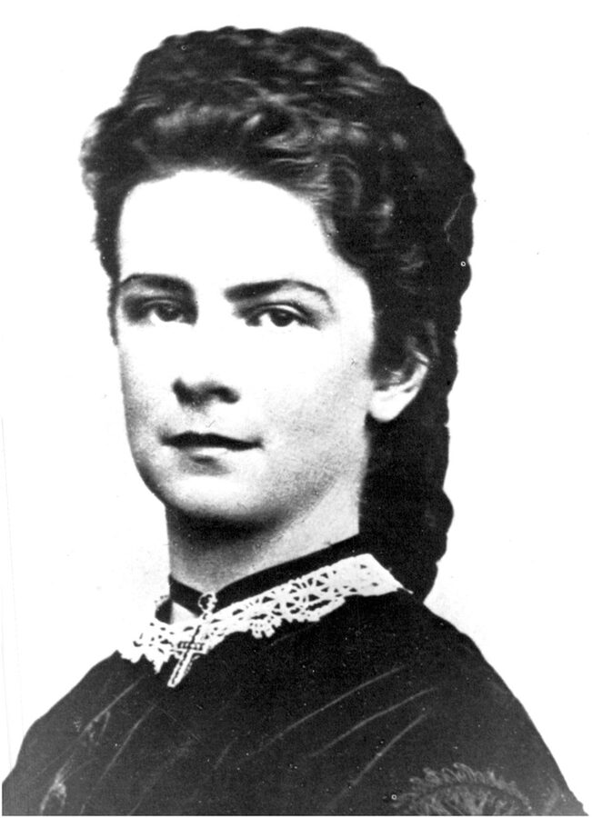 Historical portrait of Empress Elisabeth of Austria, known as Sissi