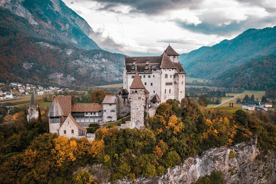 Gutenberg Castle towers fortress Liechtenstein