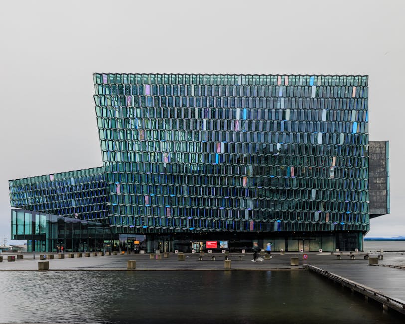 Harpa Concert Hall glass facade Reykjavik
