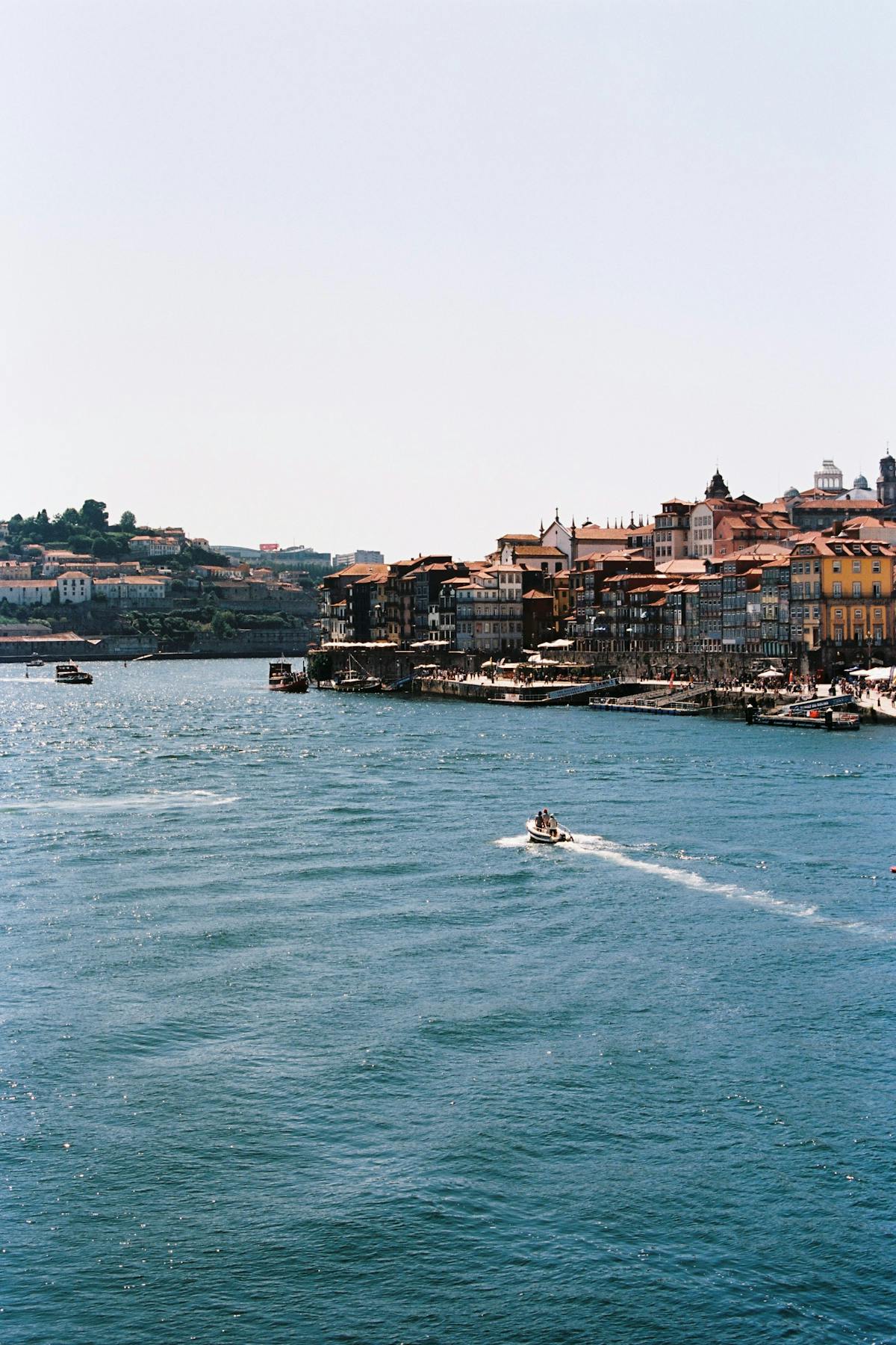 Historic waterfront of Porto featuring traditional buildings