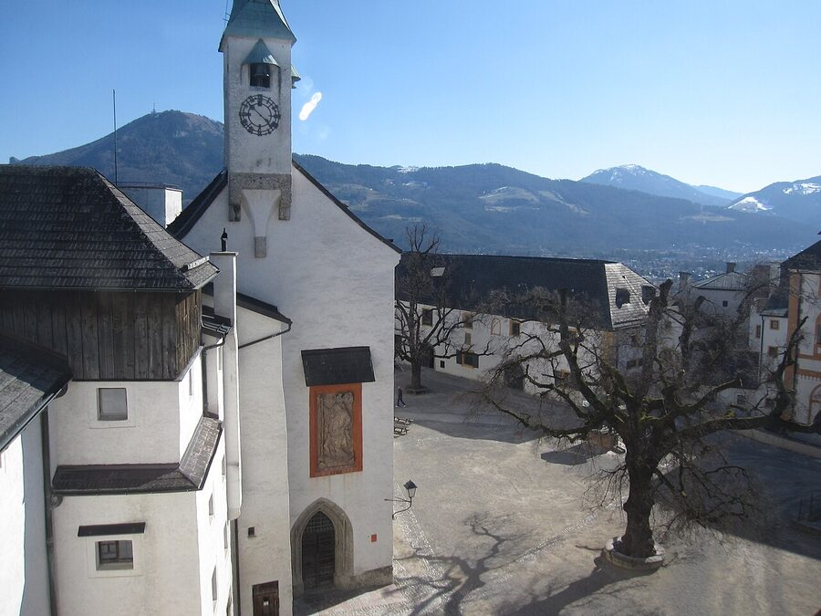 Hohensalzburg Castle courtyard